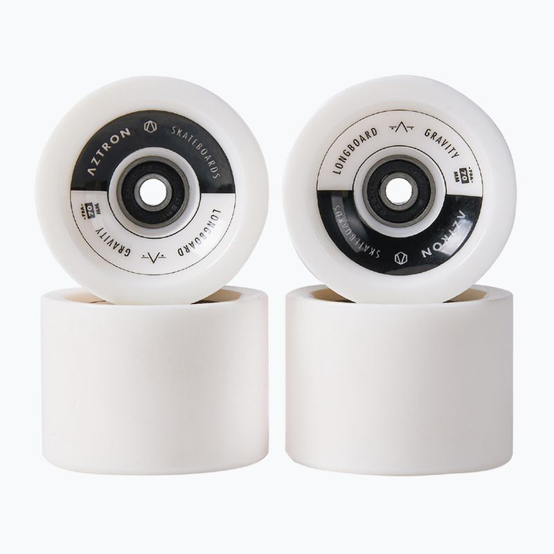 Aztron Surfskate 70 mm / 78A ruote skateboard 4 pezzi bianco neve