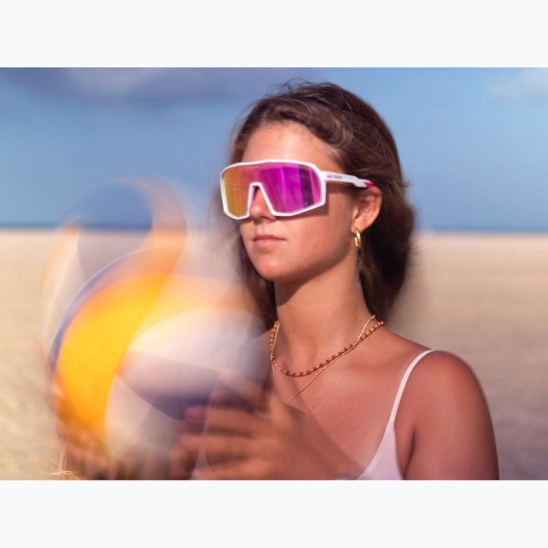 Occhiali da sole Aztron Miami Floating Active Epic Dream bianco/rosa 10