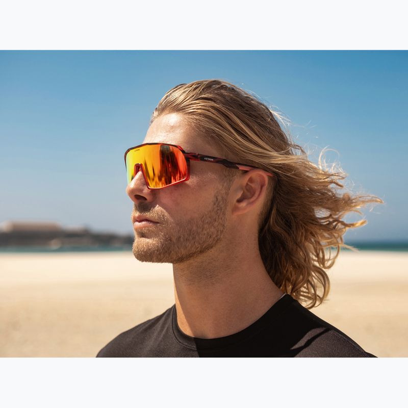 Occhiali da sole Aztron Halo Floating Active Heat Wave desert red/black 9