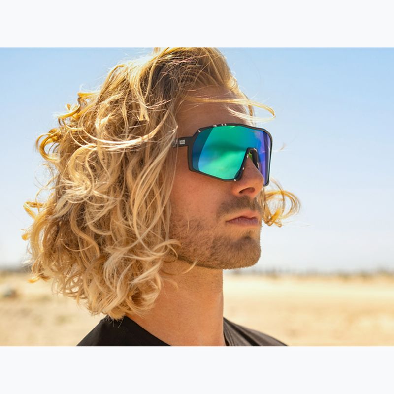 Occhiali da sole Aztron Thunder metalblack/white/polarizedgreen/twilightmirr/grey 9