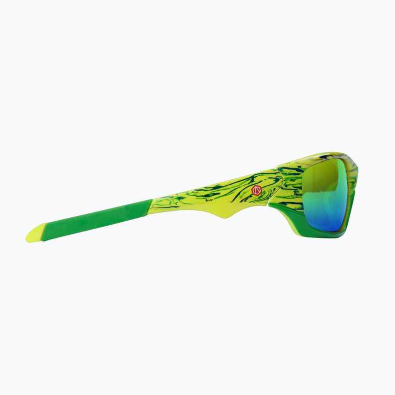 Occhiali da sole per bambini Aztron Shine spark lime/wayve/polarized green/yellow mir/grey 3