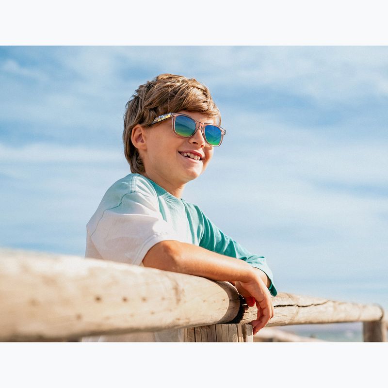 Occhiali da sole per bambini Aztron Solar ice grey/graffiti/polarized blue/yellow mirror/grey. 12