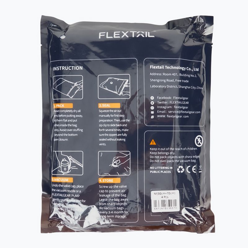 Flextail Set di sacchetti per il vuoto 4pack M clear 2
