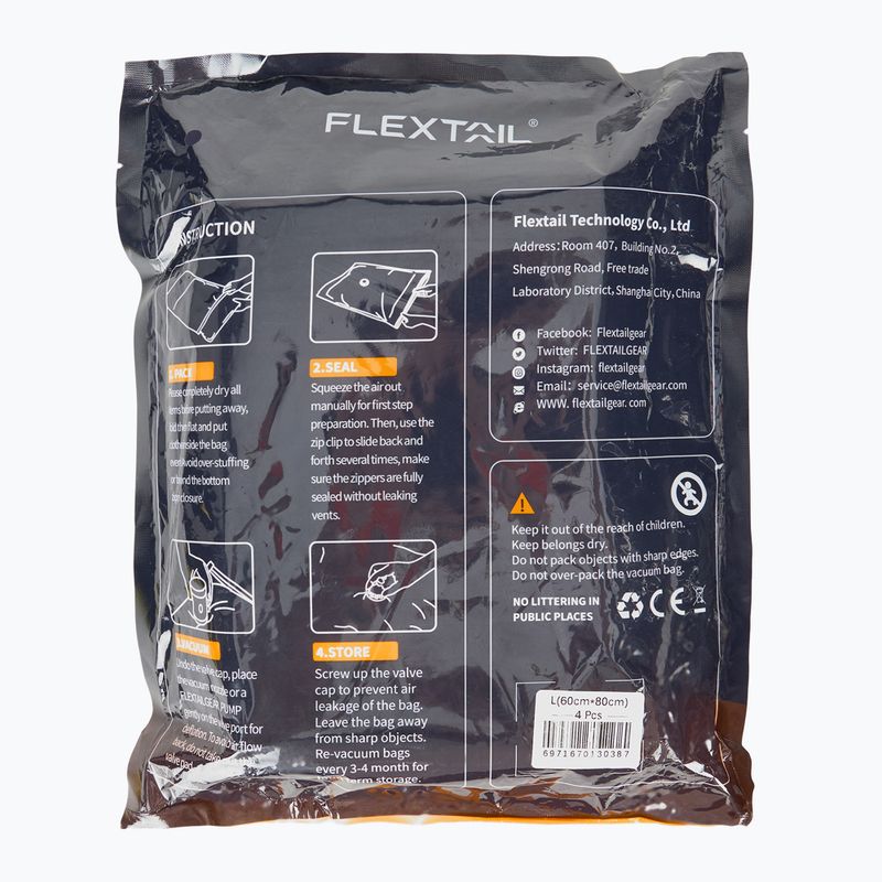 Flextail Set di sacchetti per il vuoto 4pack L clear 2