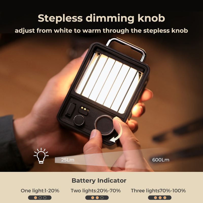 Lampada turistica Flextail Villa verde 6