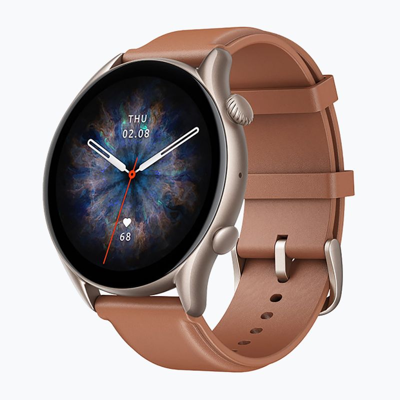 Orologio Amazfit GTR 3 Pro in pelle marrone W2040OV3N 2