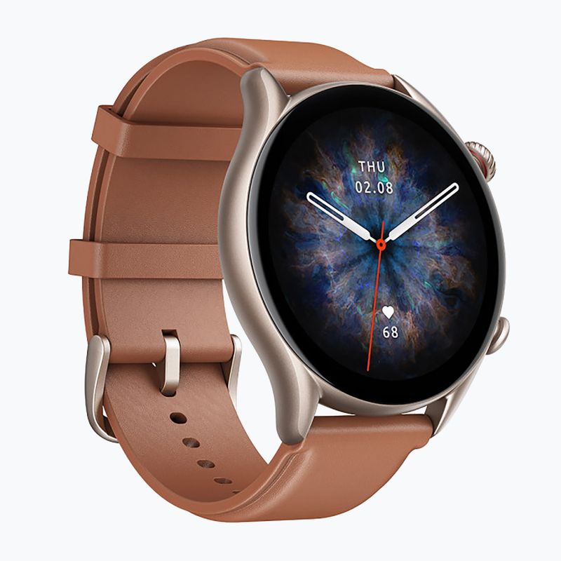 Orologio Amazfit GTR 3 Pro in pelle marrone W2040OV3N 3