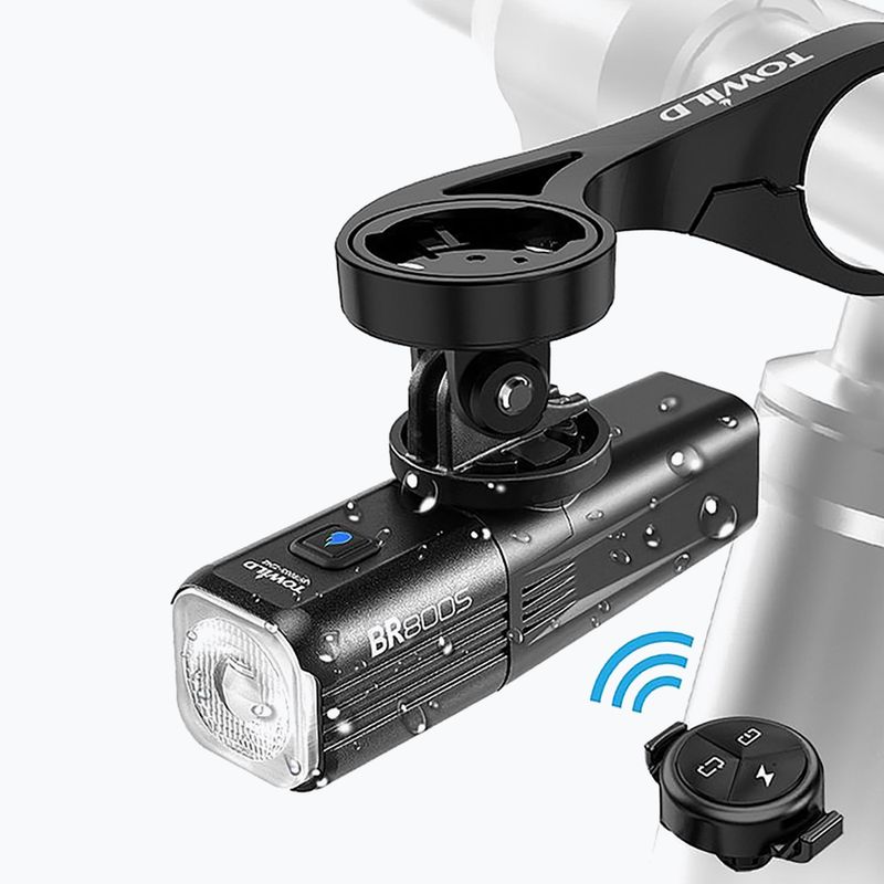 Towild BR800S luce anteriore nera per bicicletta 3