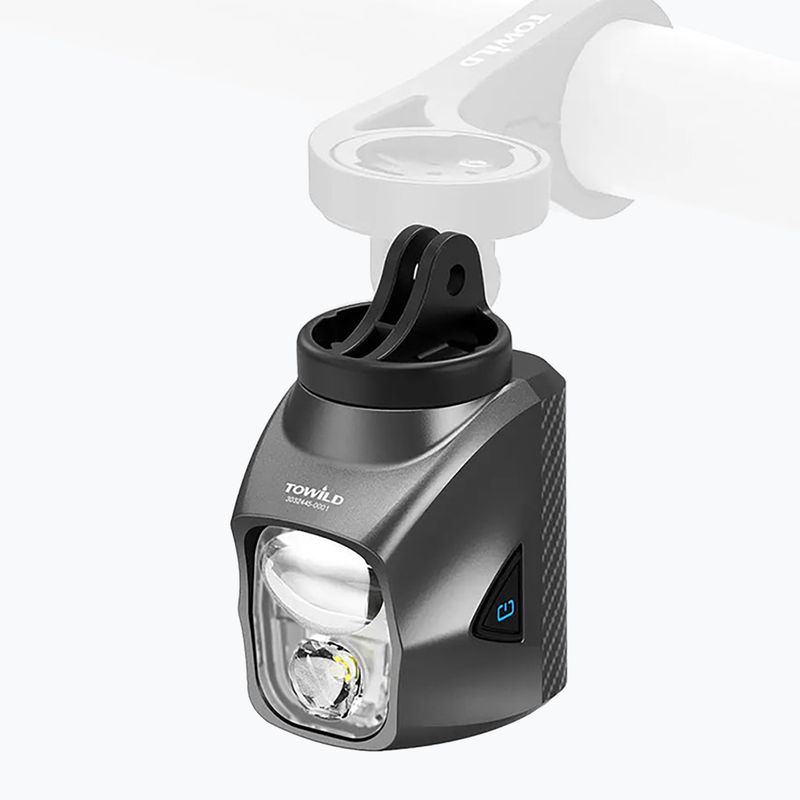 Faro anteriore per bici Towild DL1700 black 2