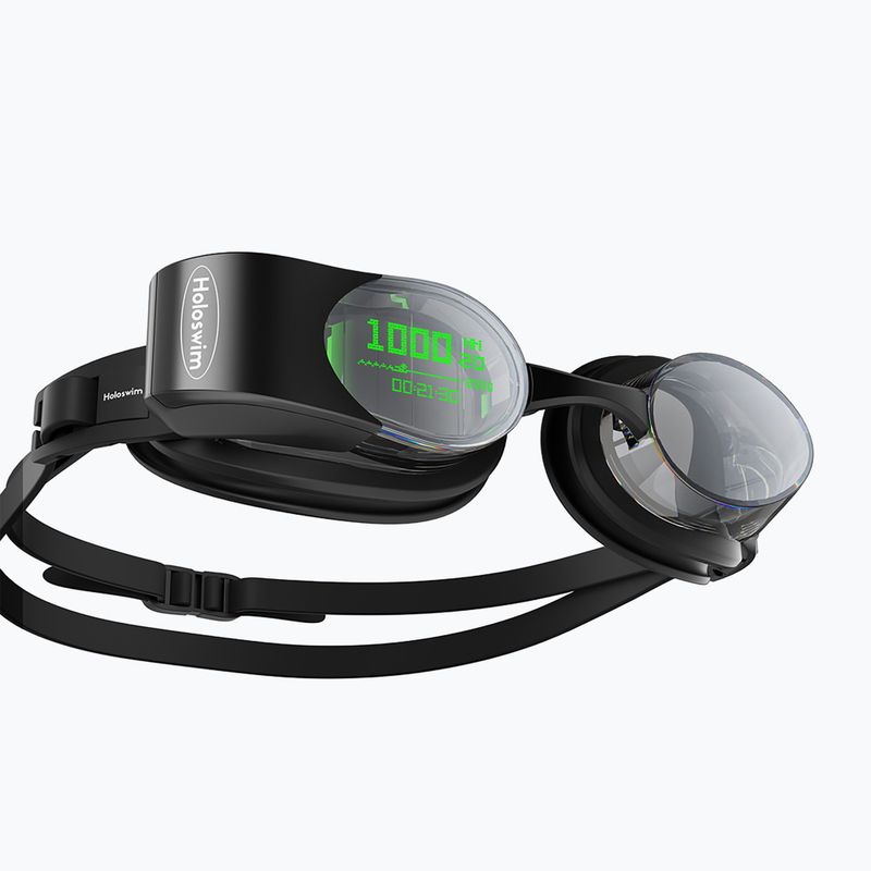 Occhialini da nuoto Holoswim 2 Pro AR Smart deep sky nero