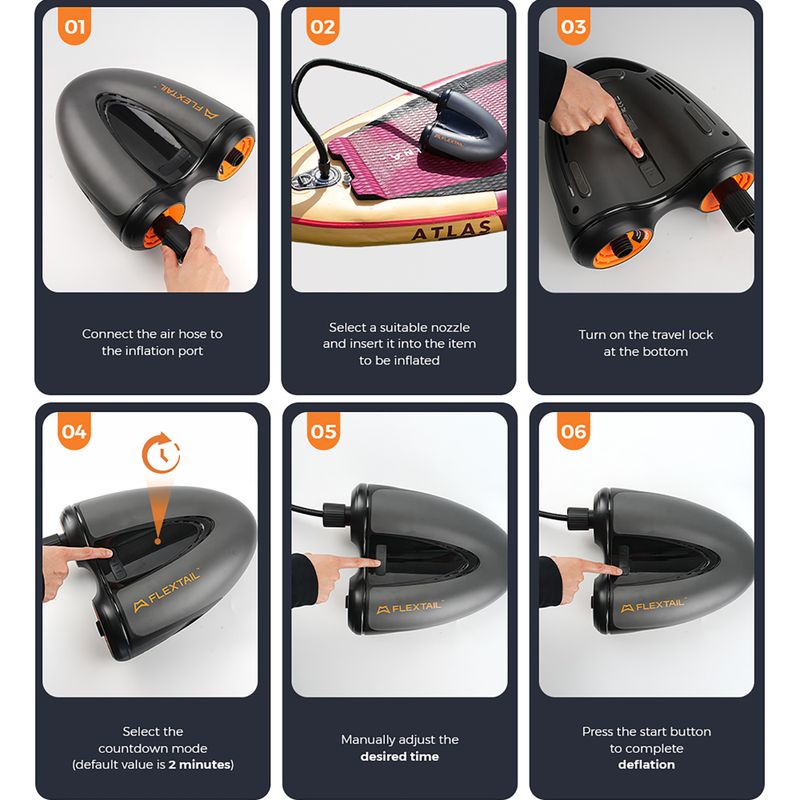 Pompa elettrica FLEXTAIL Evo Sup Pro dark grey 10