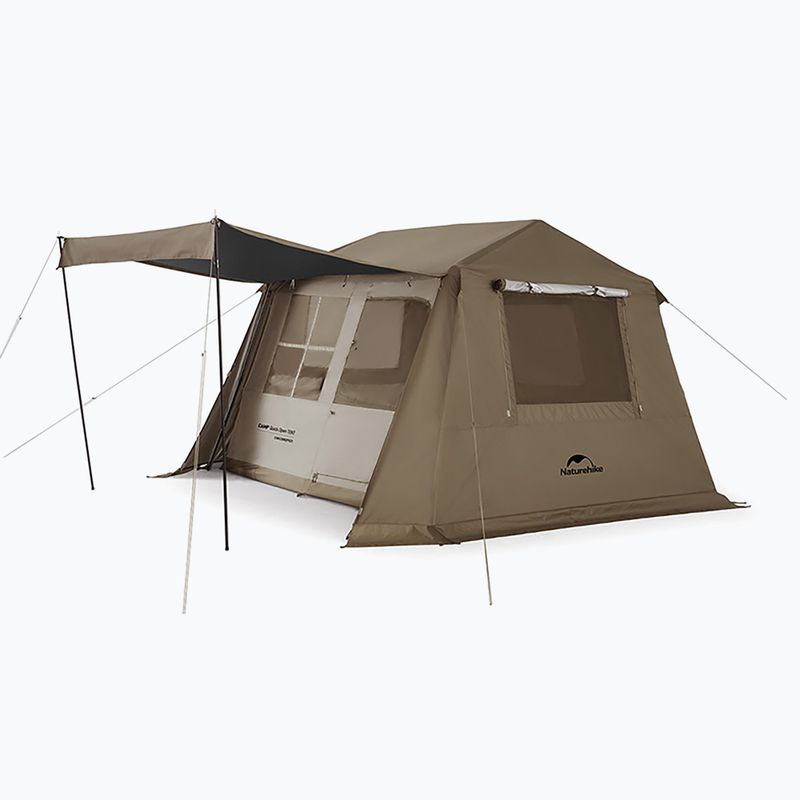 Tenda da campeggio Naturehike Village 6.0 marrone per 4 persone 2