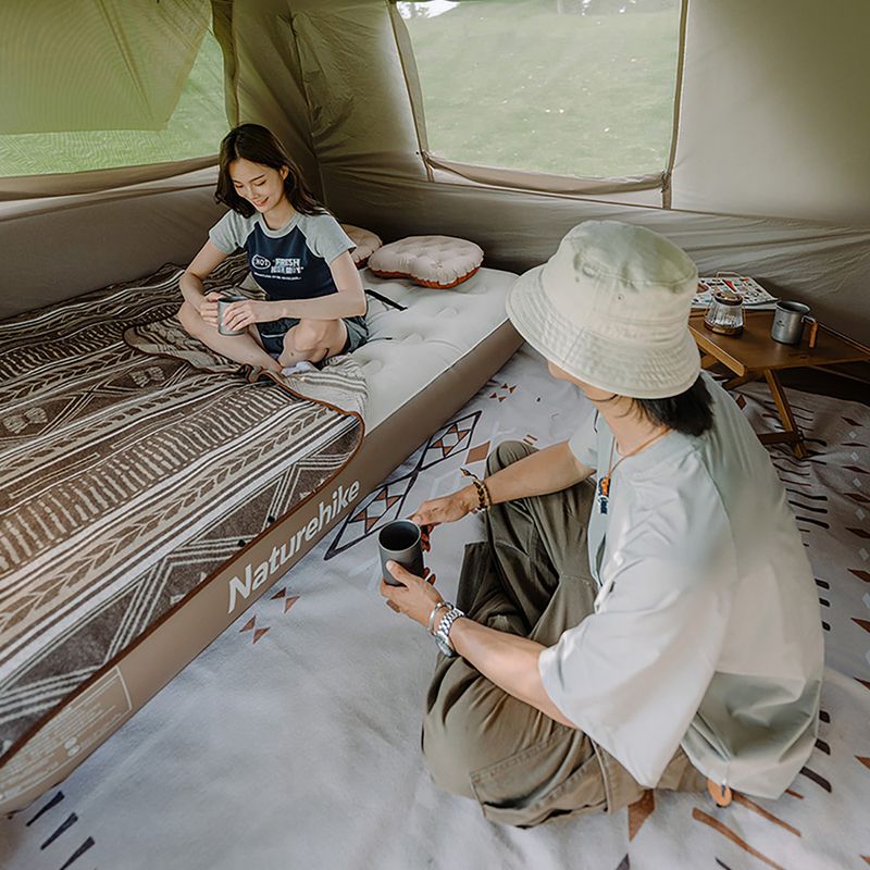 Tenda da campeggio Naturehike Village 6.0 marrone per 4 persone 10