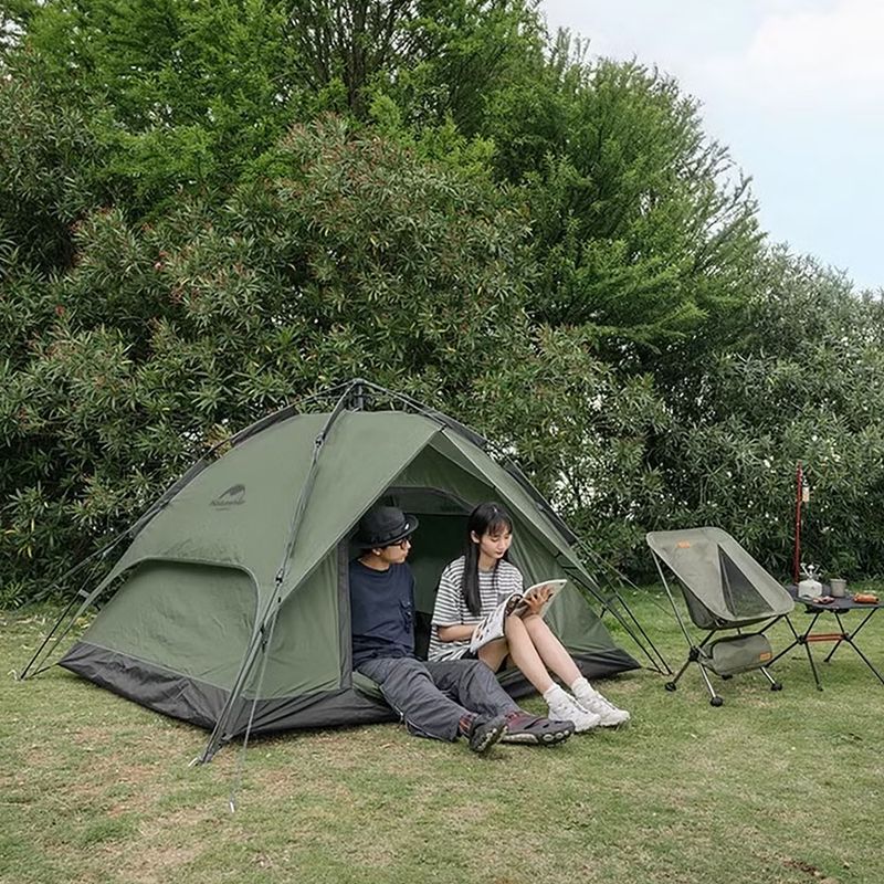 Tenda da campeggio 4-osobowy Naturehike Pop-Up 4 Automatic forest green 4