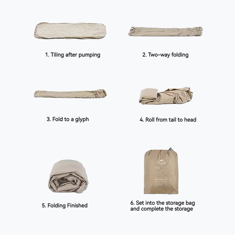 Divano gonfiabile Naturehike Lanyue Double beige 3