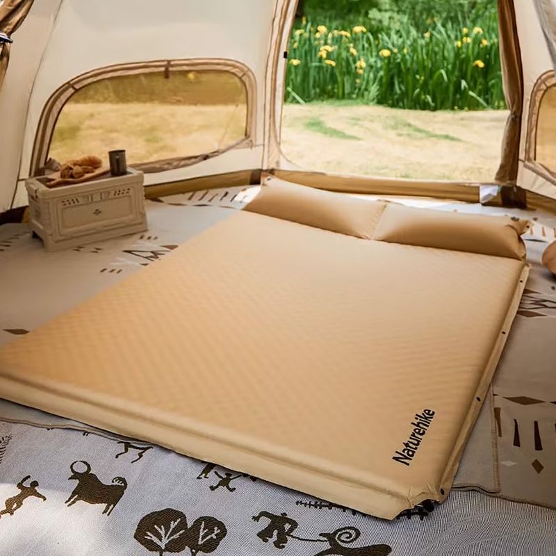 Naturehike Cuscino gonfiabile automatico con cuscino in crema tappetino autogonfiante 2