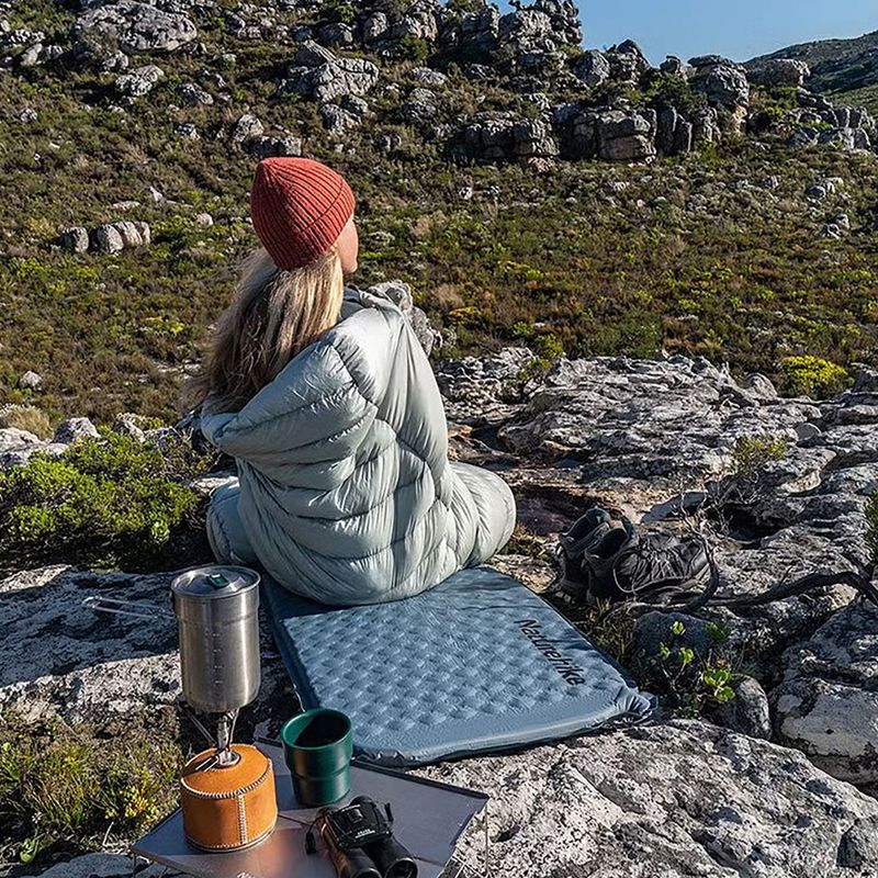 Naturehike Tappetino autogonfiante Yugu Square L blu 3