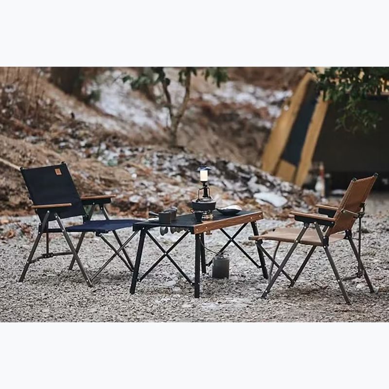 Sedia da campeggio Naturehike L04 Folding black 2