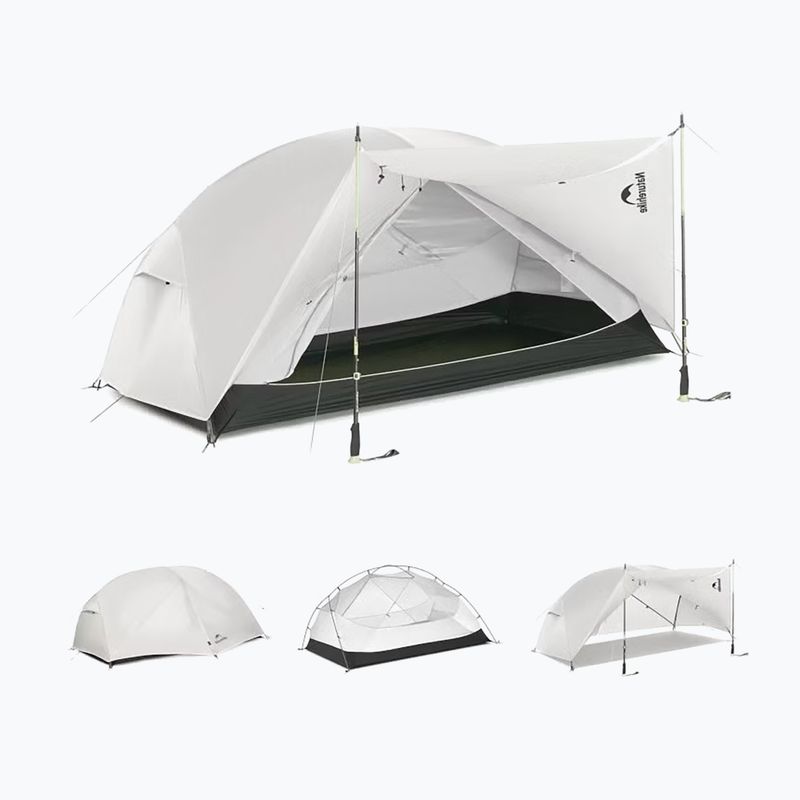 Tenda da trekking 2 posti Naturehike Mongar Pro 2 20D light grey 2