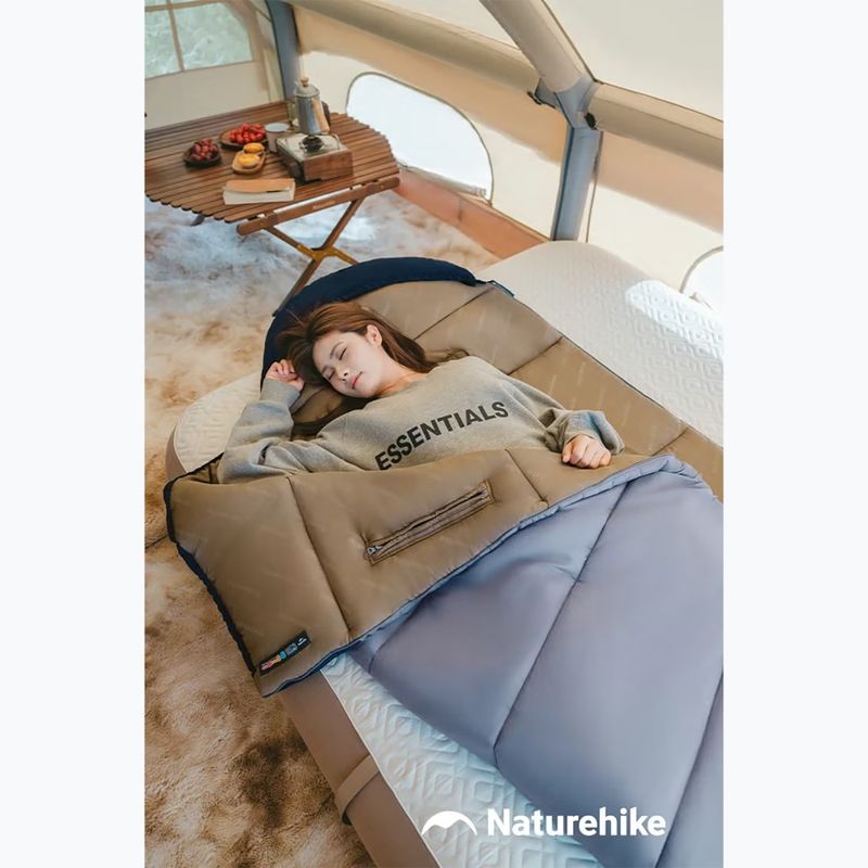 Sacco a pelo Naturehike U250 Sunny Day Left navy blue 4
