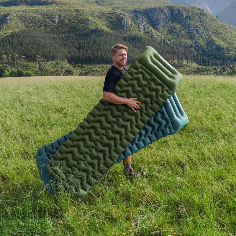 Materasso gonfiabile Naturehike Pillow Single FC01 army green 2