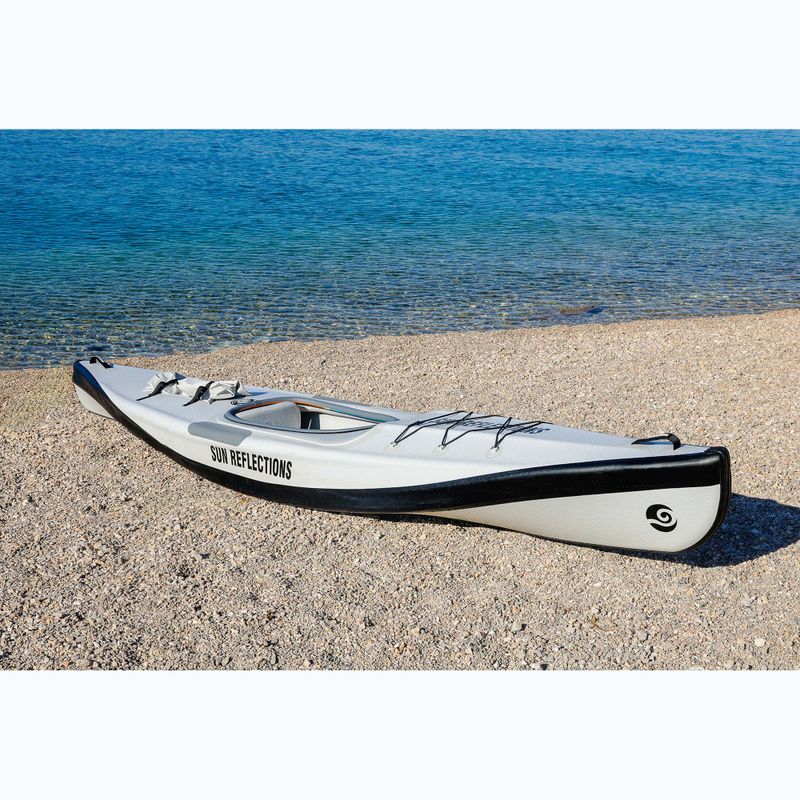 Kayak gonfiabile 1-osobowy Sun Reflections Full DS light grey/black 15