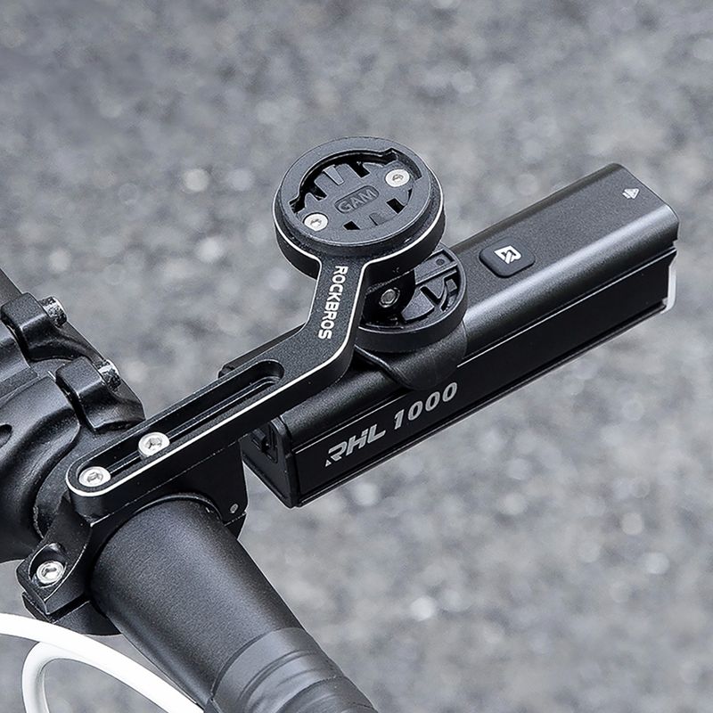 Faro anteriore per bici Rockbros 24610002001 Front Light 1000 Lumen black 9