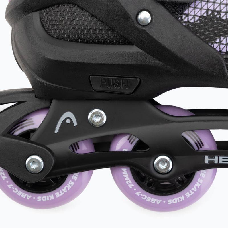 Pattini in linea per bambini HEAD Galaxy 2w1 purple 17
