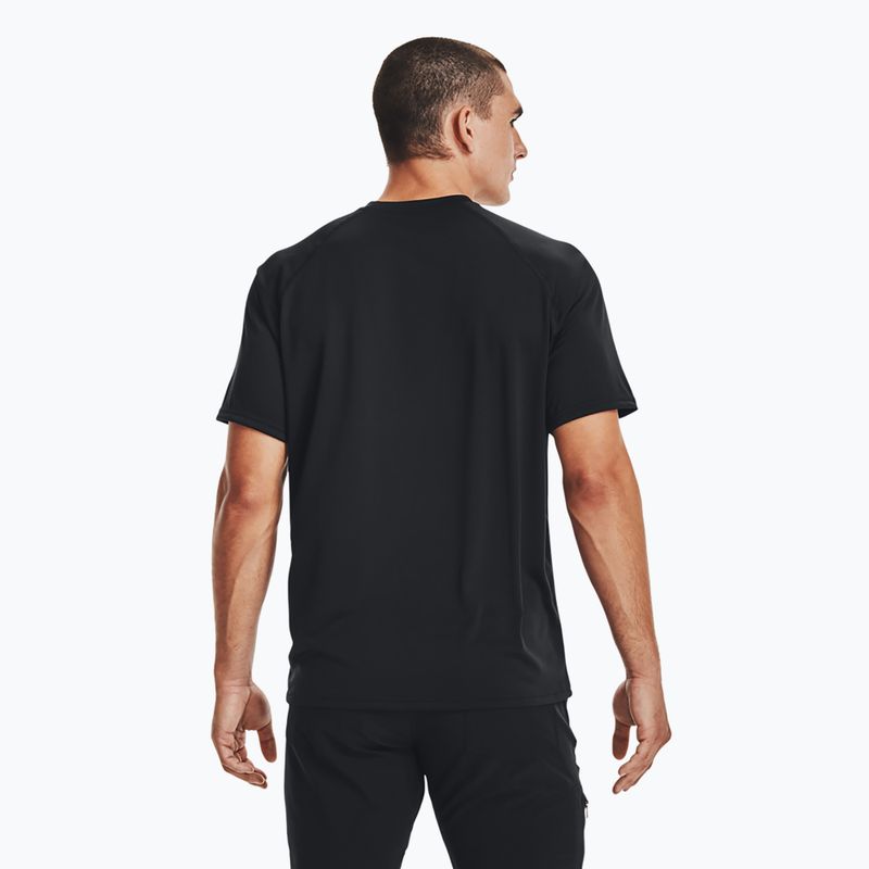Maglietta Under Armour Tactical Tech marine da uomo in nero/chiaro 3
