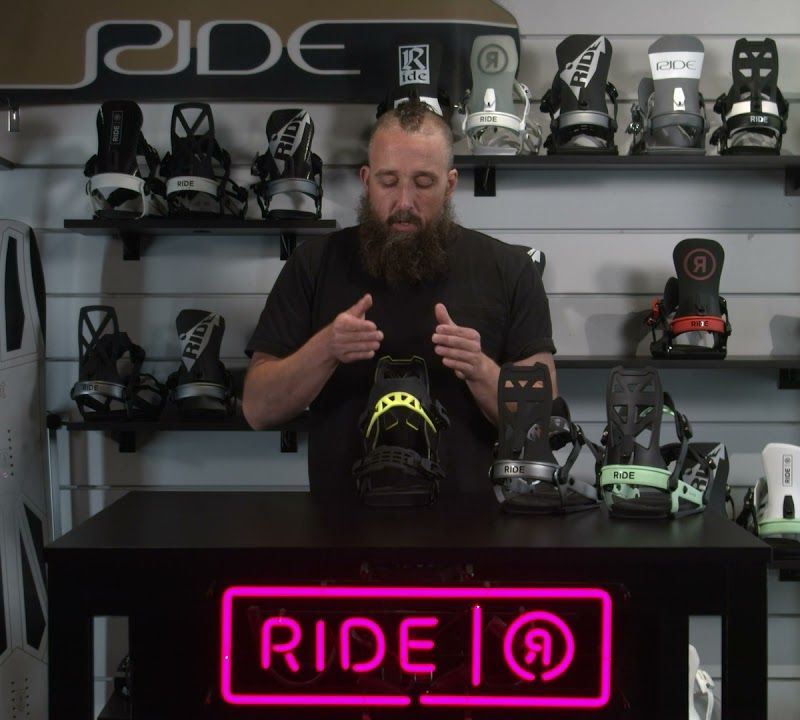 Attacchi da snowboard da uomo RIDE A-8 nero 11