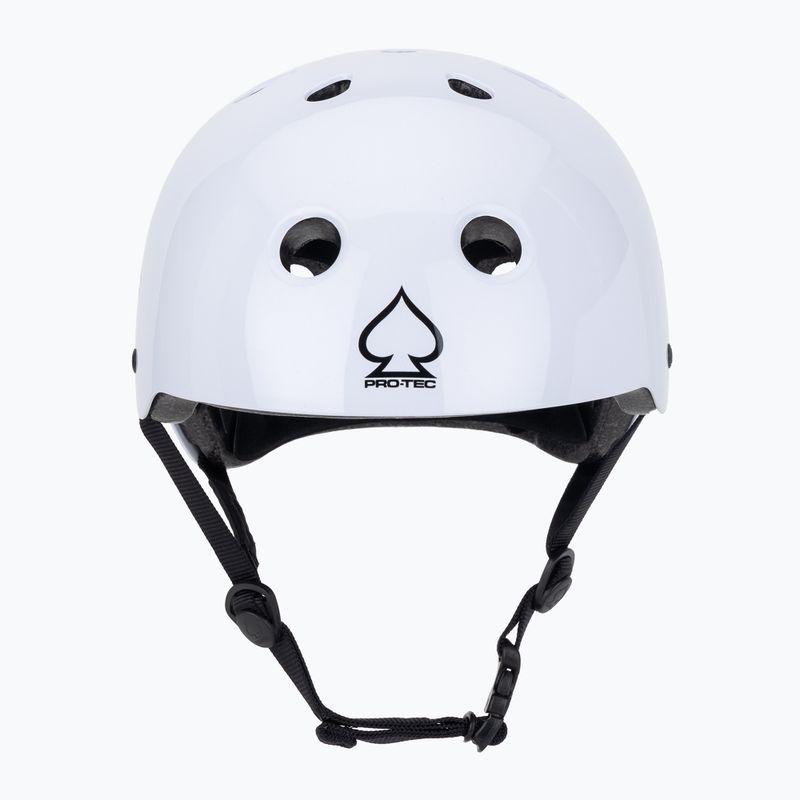 Casco Pro-Tec Classic Certified bianco lucido 2