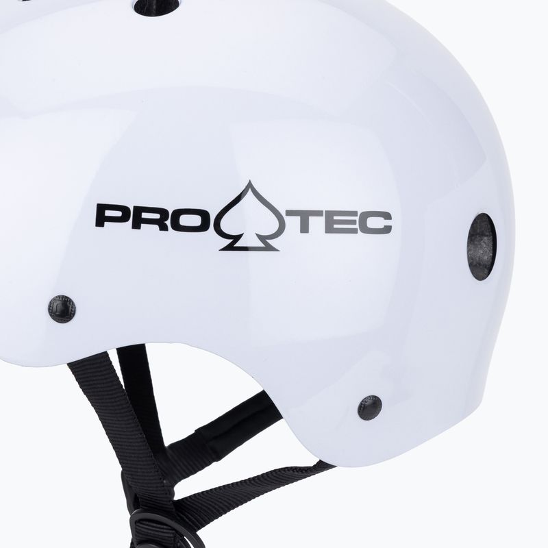 Casco Pro-Tec Classic Certified bianco lucido 7