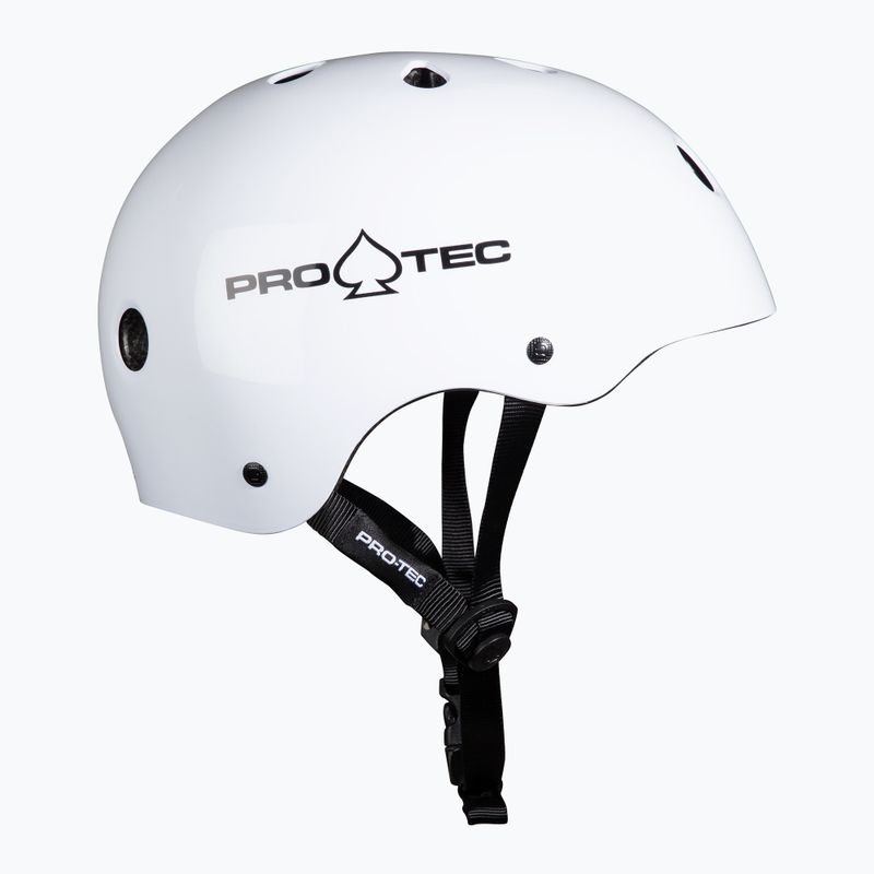Casco Pro-Tec Classic Certified bianco lucido 2
