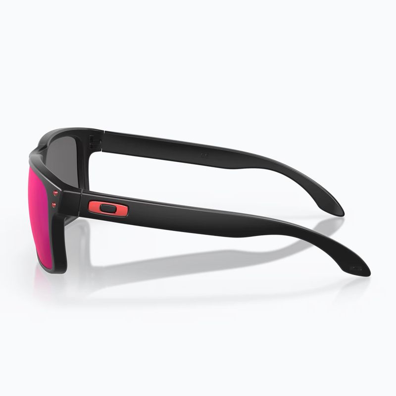 Occhiali da sole Oakley Holbrook nero opaco/rosso positivo iridium 3
