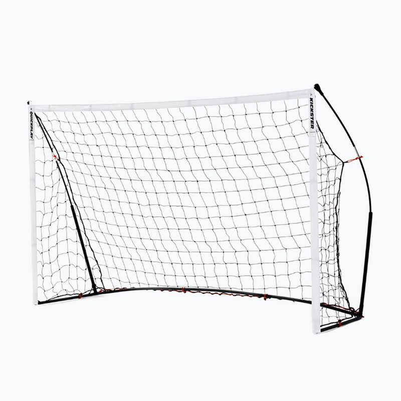 Porta da calcio QuickPlay Kickster Academy Combo 240 x 150 cm bianco/nero con rimbalzo 2
