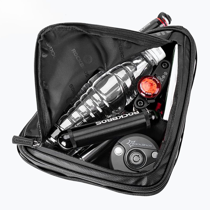 Rockbros B39-2 1,5 l nero borsa per telaio di bicicletta 2