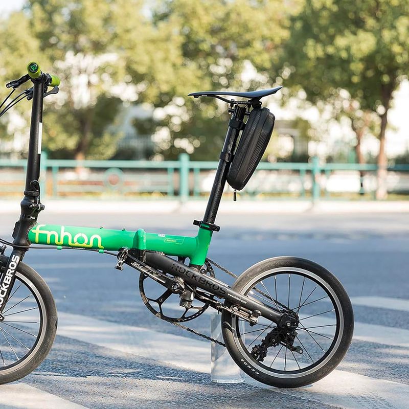 Rockbros B60 Borsa da telaio per bicicletta da 1,1 litri, nero 5