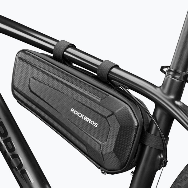 Rockbros B66 Borsa per telaio bici da 1,5 litri, nero 3