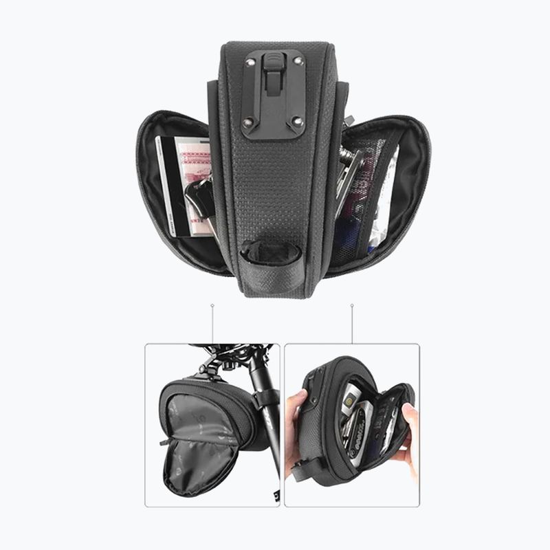 Borsa da bici sottosella Rockbros C40 1,2 l nero 4