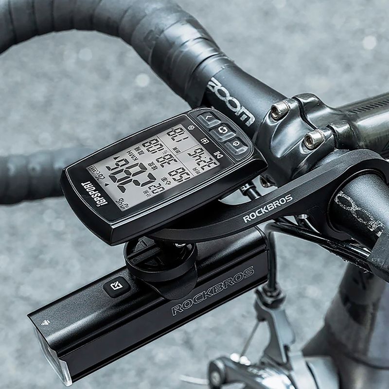 Supporto da banco Rockbros 29210012 Garmin, IGPSPORT, Cycplus, Magene nero 8