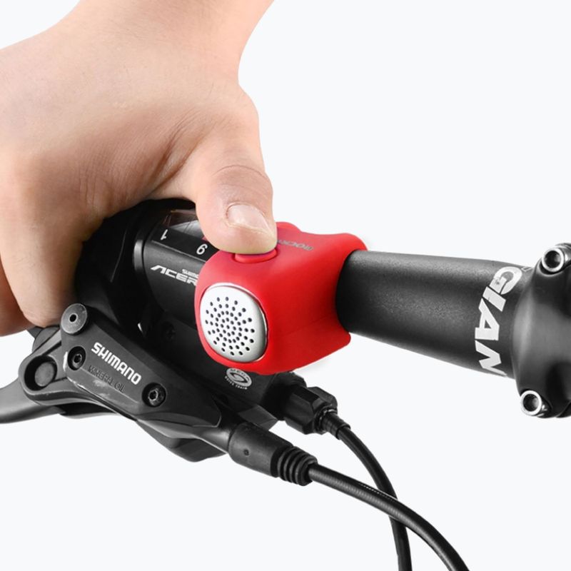 Campanello per bicicletta Rockbros CB1709 rosso 5