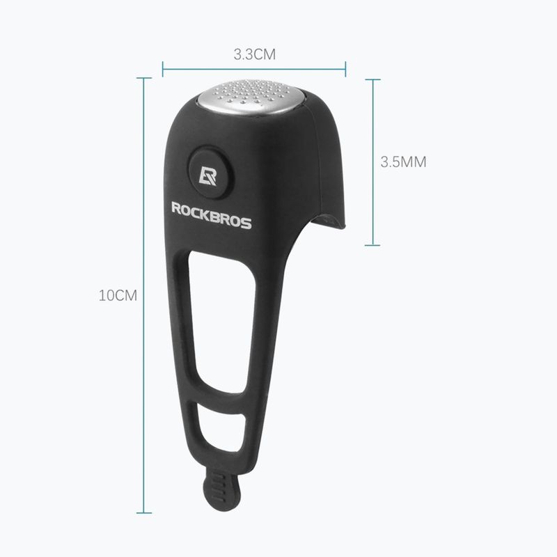 Campanello per bicicletta Rockbros CB1709 nero 2