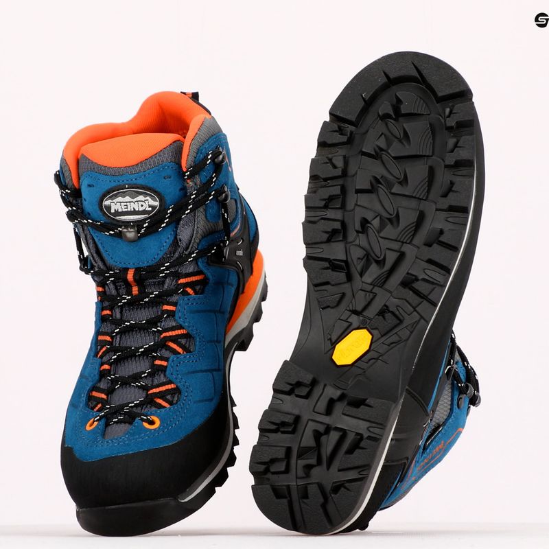 Scarpe da trekking da uomo Meindl Litepeak GTX blu/arancio 9