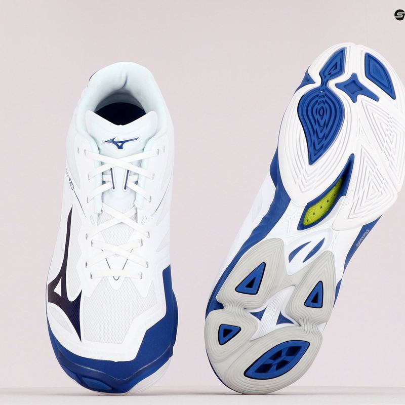 Scarpe da pallavolo uomo Mizuno Wave Lightning Z6 blu V1GA200021 10