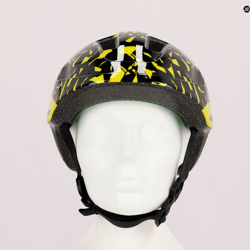 Casco da bicicletta per bambini Lazer Nutz KC nero flash/giallo 15