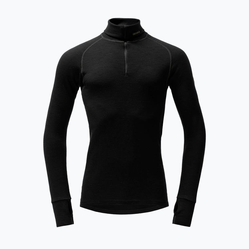 Felpa termica uomo Devold Expedition Merino 235 Zip Neck black 5