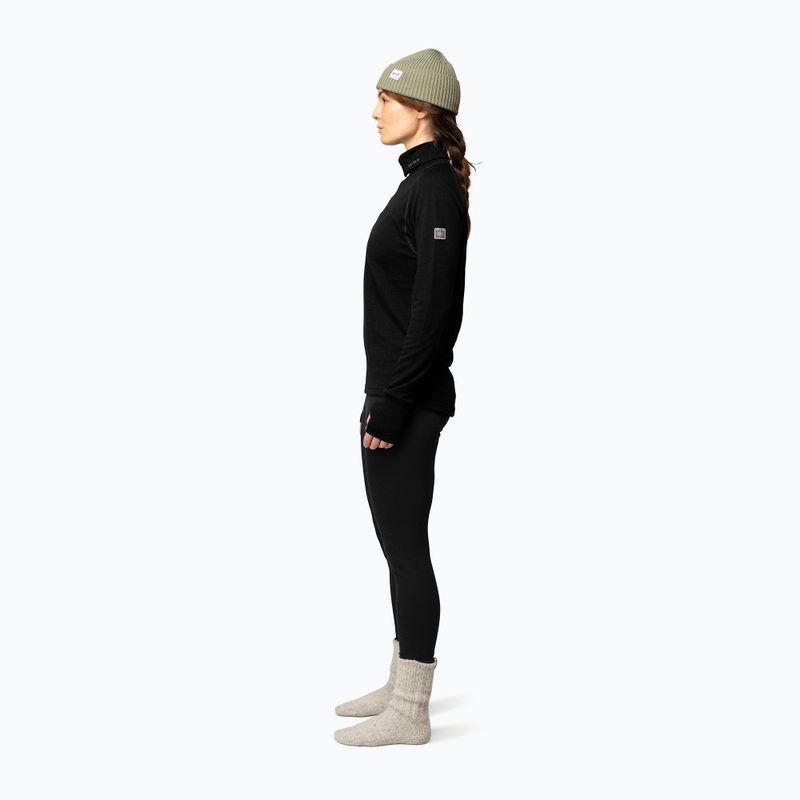 Felpa termica donna Devold Expedition Merino 235 Zip Neck black 4