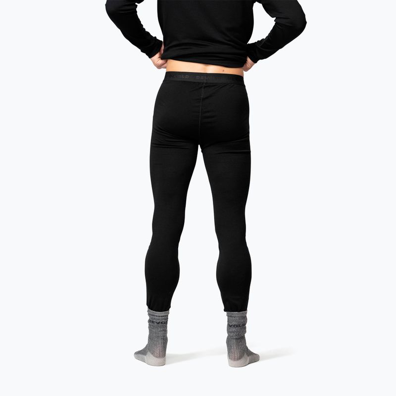 Pantaloni termici da uomo Devold Breeze Merino 150 Longs black 2