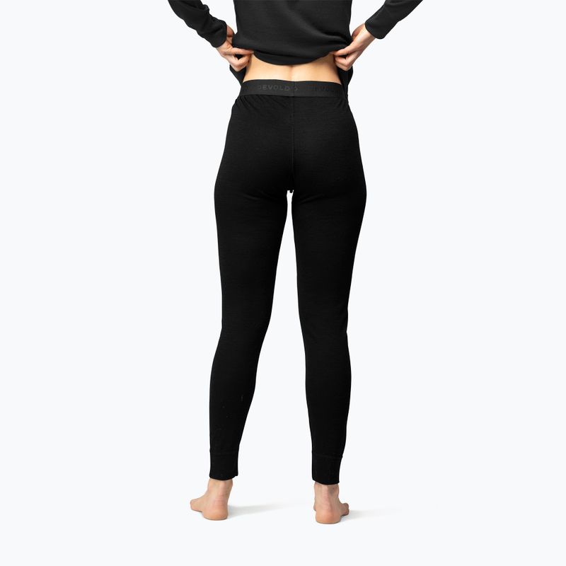 Pantaloni termici da donna Devold Duo Active Merino 205 Longs black 2
