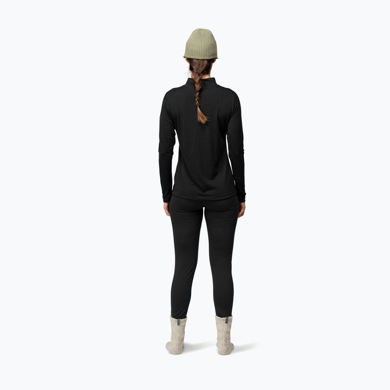 Felpa termica donna Devold Breeze Merino 150 Zip Neck black 3